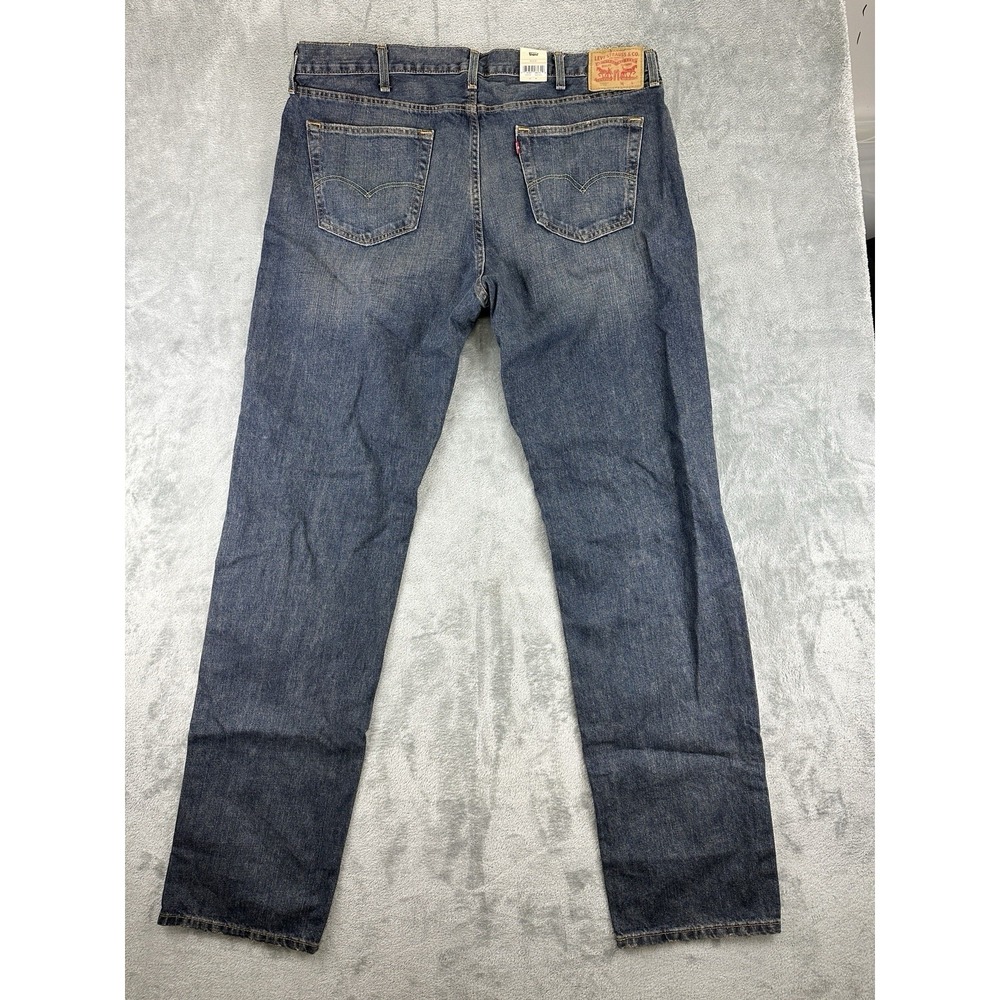 NWT Levi's Jeans Men's 42x38 Big and Tall Blue 559 Relaxed Straight Stretch